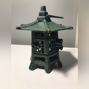 Antique Japanese Cast Iron Lantern
